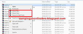  File atau folder dijadikan format atau  Cara Ekstrak File Berformat RAR. ZIP, 7ZIP, TAR, GZIP Di Android Dan Komputer