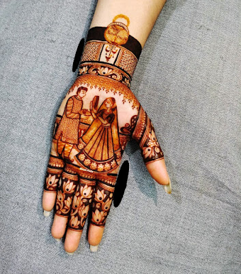 Karwa Chauth Mehndi Design