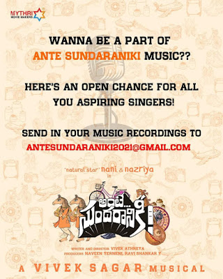 OPEN CHANCE FOR ALL ASPIRING SINGERS