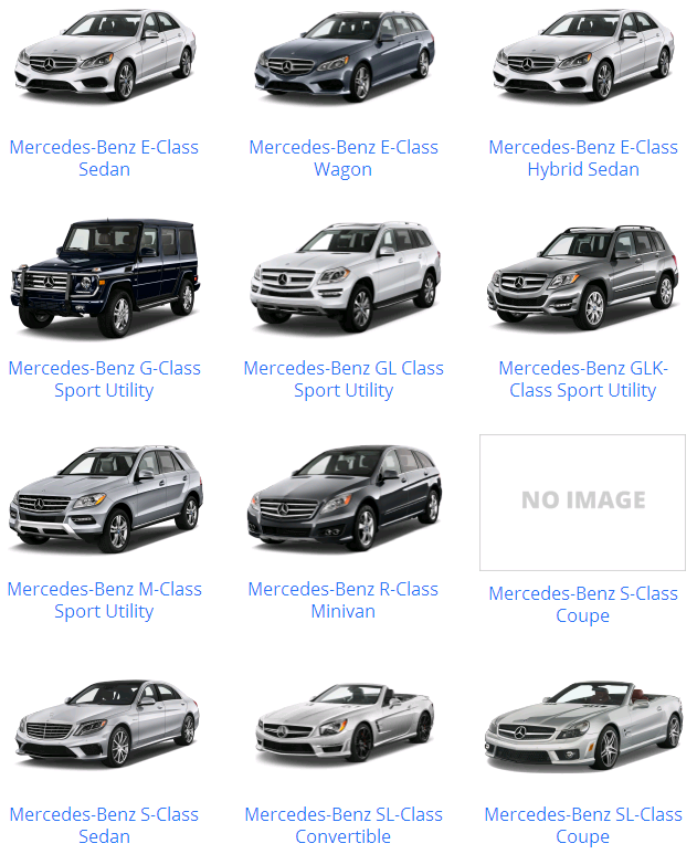 Các dòng xe Mercedes & mẫu xe Mercedes Benz từ trước đến nay