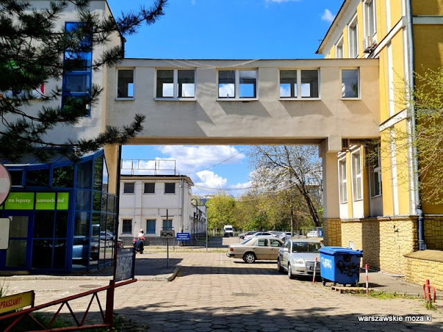 Miejskie Przedsiębiorstwo Taksówkowe 1951 Ochota Bitwy Warszawskiej Orzeszkowej myjnia stacja kontroli architektura