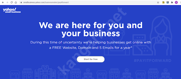 cara mendapatkan domain gratis dari yahoo small business