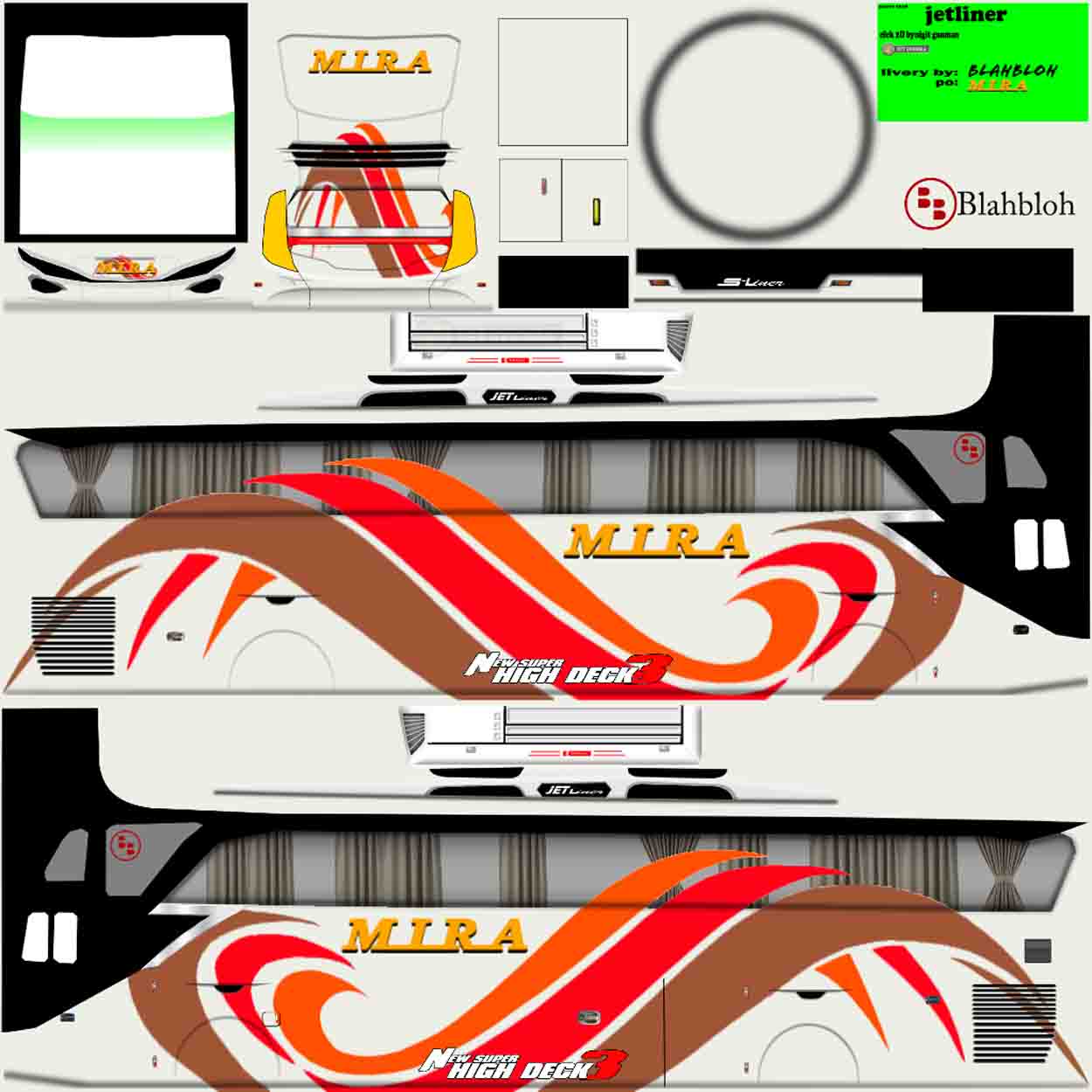 livery bussid srikandi shd mira