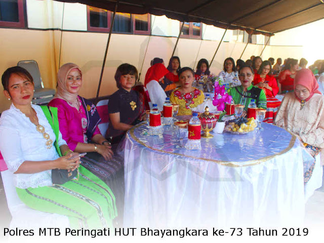 Polres MTB Peringati HUT Bhayangkara ke-73 Tahun 2019 