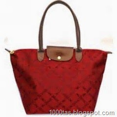 Tas-Longchamp-Merah-Hati