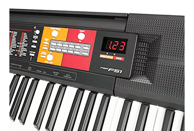 Yamaha PSRF51 61-Key Portable Keyboard