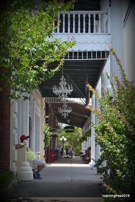The streets of Warm Springs
