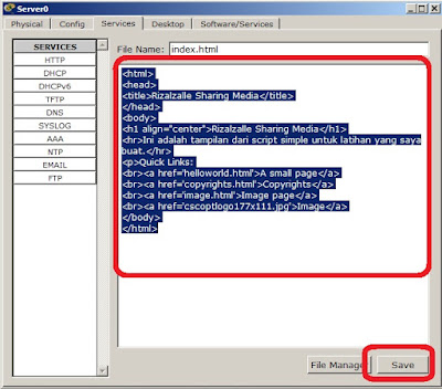 Tutorial Cara Membuat Simulasi Desain Web Server Pada Jaringan di Cisco Packet Tracer Tutorial Cara Membuat Simulasi Desain Web Server Pada Jaringan di Cisco Packet Tracer