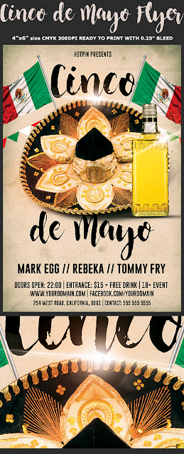  Cinco De Mayo Party Flyer Template