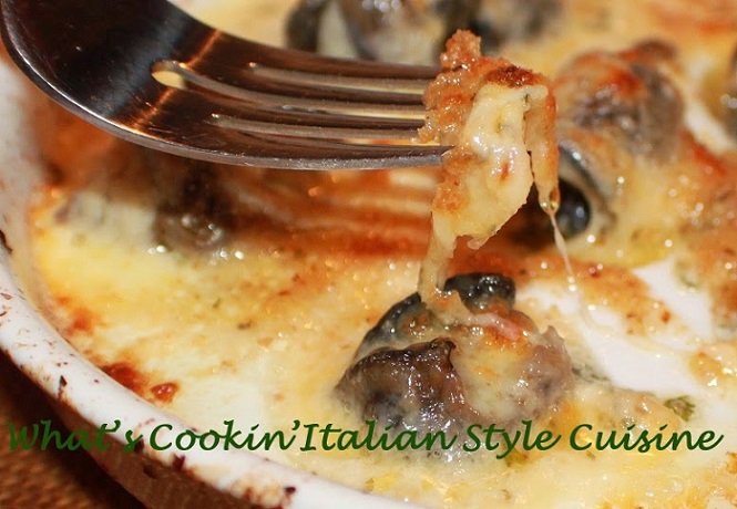 Italian escargot made in butter and wine sauce