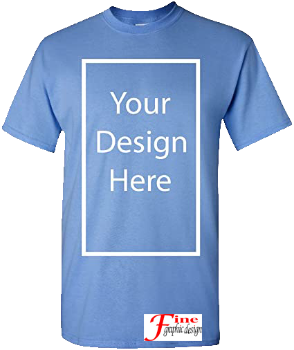 Add Your Own and Text Design Custom T-Shirt
