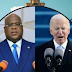 Joe Biden à Tshisekedi : « Nous accueillons avec joie votre vision à mettre en oeuvre des réformes qui reflètent la volonté du peuple congolais »