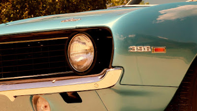 1969 Chevrolet Camaro SS 396 Sport Coupe Head Light & Emblem