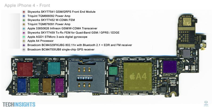 iphone diagram 4 IPhone 4 schematic diagram