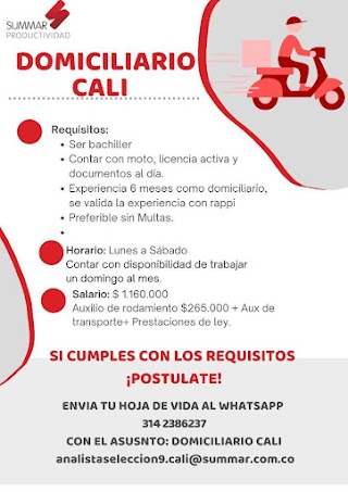 📂 Empleo en Cali Hoy ➡️ como Domiciliario  🔴 | 2023 - #SiHayEmpleo #Cali #Empleo