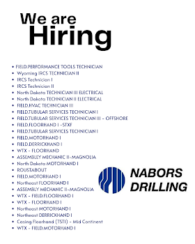 Nabors is now recruiting for 