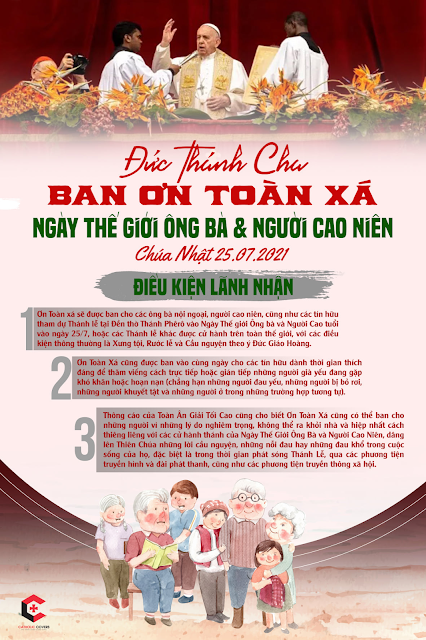 ĐTC ban ơn Toàn xá nhân Ngày Thế giới Ông bà và Người Cao tuổi