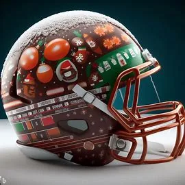 Bowling Green Falcons Christmas Helmets