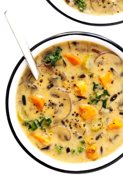 Cozy Autumn Wild Rice Soup