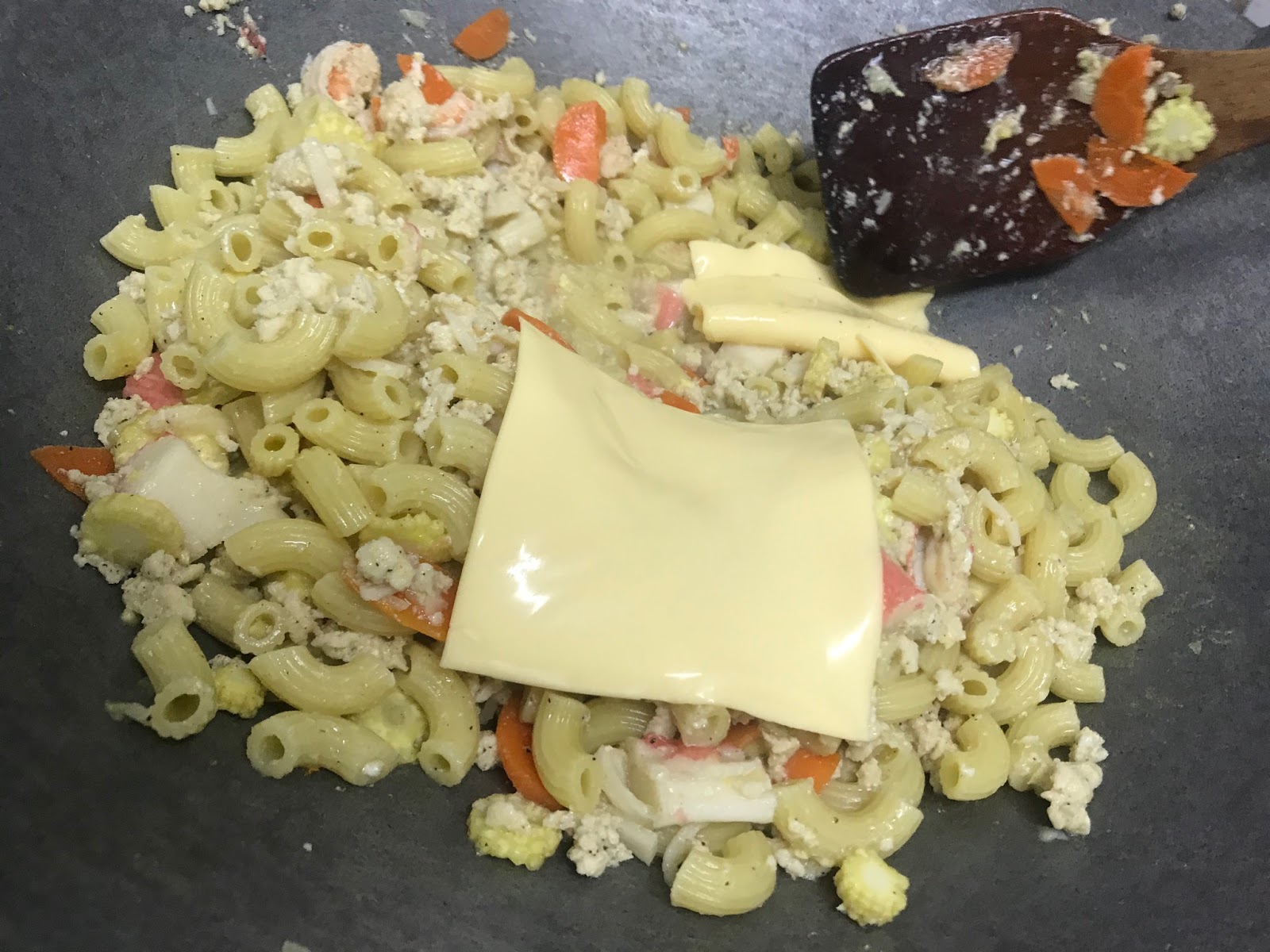 resepi makaroni goreng cheese