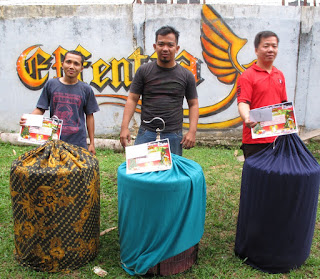 Juara 1, 2 dan 3 kelas murai batu Ebod VIT