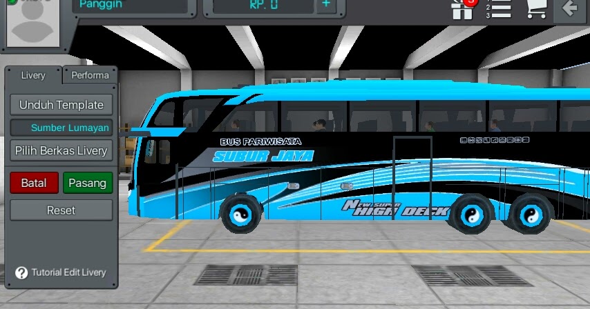 Download Livery SHD Bus  Simulator  Maleo  Serba Ada