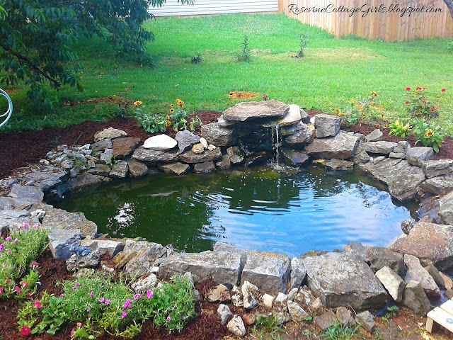 #DIY #River #WaterGarden #WaterFeature #Waterfall #Cottage #Garden #Ponds