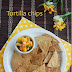 Baked tortilla chips with mango salsa