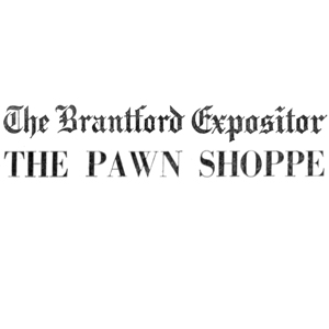 Chess Column: The Expositor, The Pawn Shoppe, Brantford, Ontario, Canada