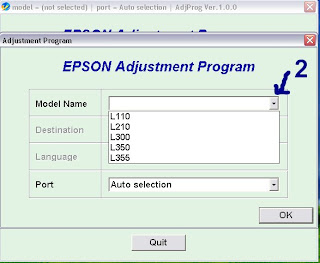 Reset Epson L300