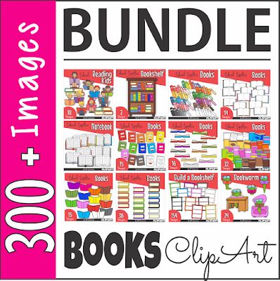 https://www.teacherspayteachers.com/Product/Books-Reading-Back-to-School-ClipArt-BUNDLE-4700164