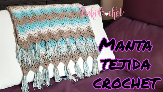 Aprende a Tejer Manta Zigzag a Crochet