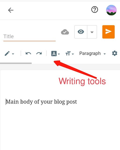 Create your new blog post