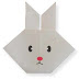 Origami Rabbit (face) - Easy Origami instructions For Kids