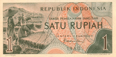 Uang Mahar: Rp1 Tahun 1960