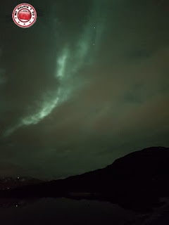 Aurora boreal en las Islas Lofoten, Noruega