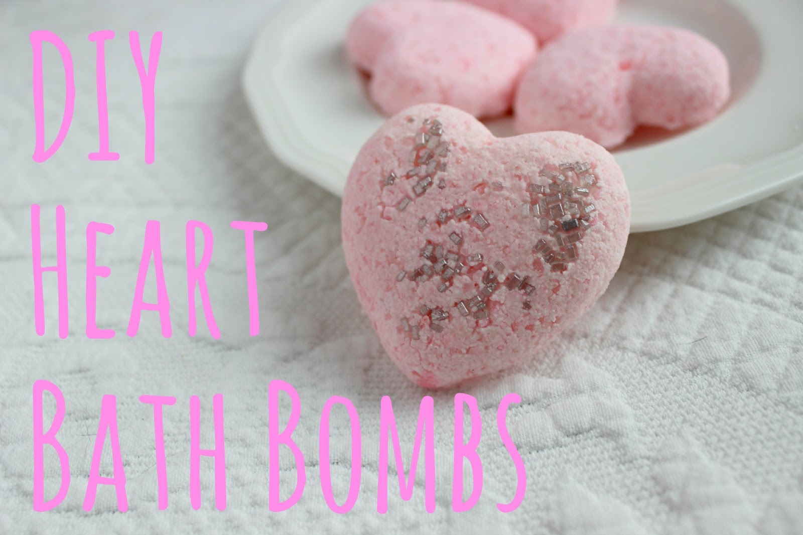 bathroom shower materials DIY // Valentine's Day Bath Fizzies