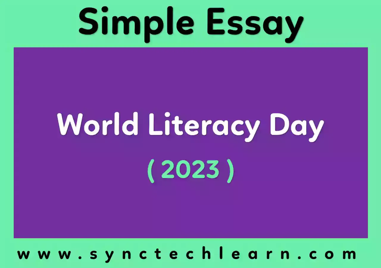 short essay on World Literacy Day