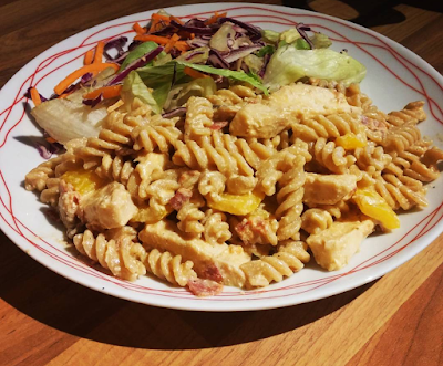 Slimming World Friendly Recipe- Creamy Chicken & Chorizo Pasta