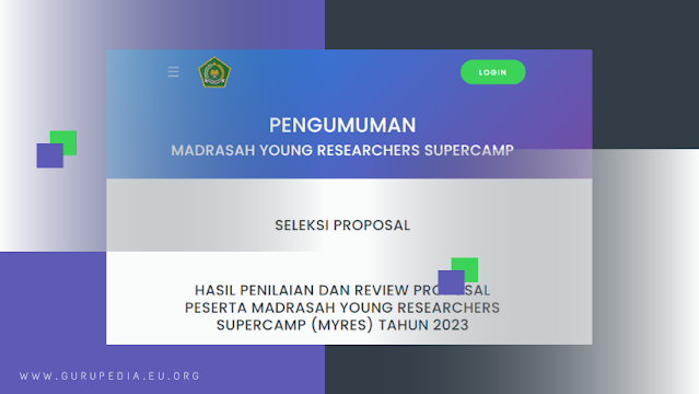 Madrasah Young Reseachers Supercamp (Myres) 2023 | 720 Proposal Terpilih Masuk Tahap Presentasi