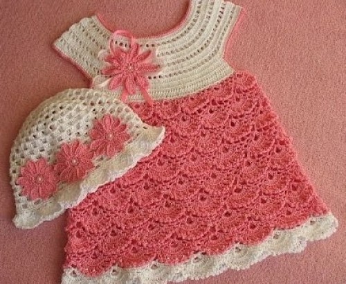 Pink Crochet Dress - Tutorial