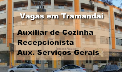 Hotel contrata Aux. Serviços Gerais, Aux. Cozinha e Recepcionista em Tramandaí