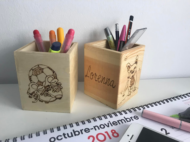 Caja para lapices personalizada