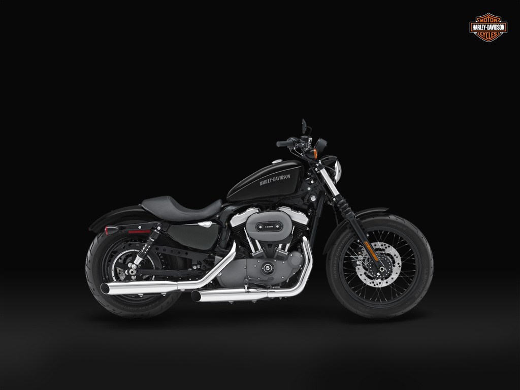 Black Harley-Davidson Motorcycle