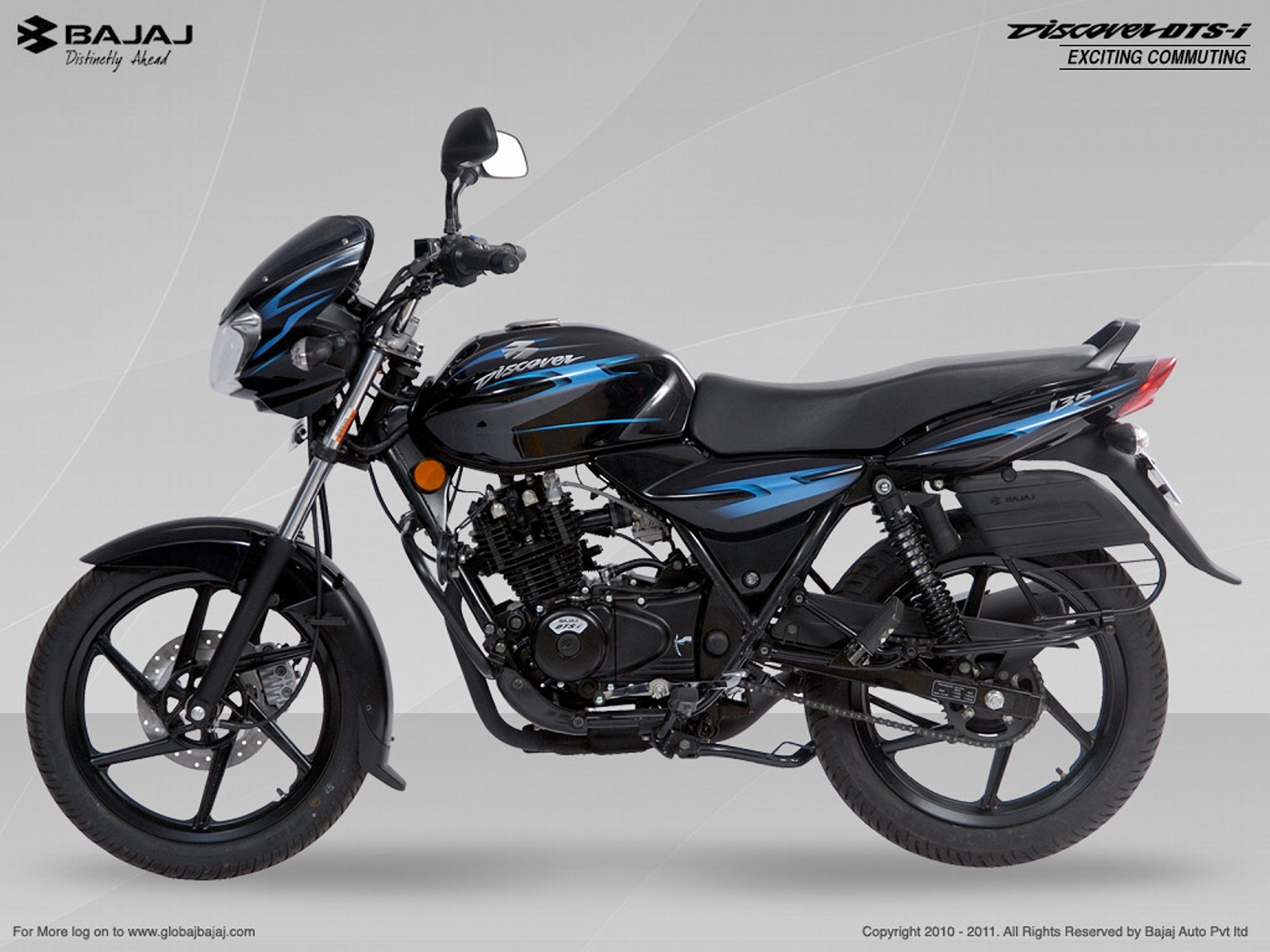 Motorcycle Pictures Bajaj Discover DTS i 135