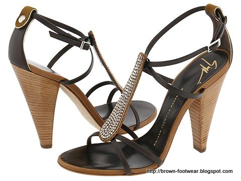 Brown footwear:footwear-83507