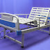 Hospital bed double fowler manual with iron side rails Katil rumah sakit pesakit ABS dua lipat berpagar 手动二功能床 家居护理床 ABS床头床尾板