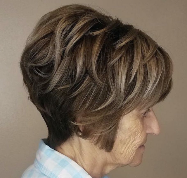 hairstyles for over 70 with fine hair