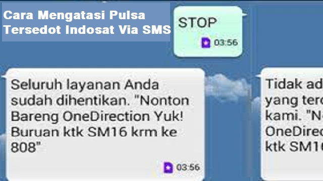 Cara Mengatasi Pulsa Tersedot Indosat