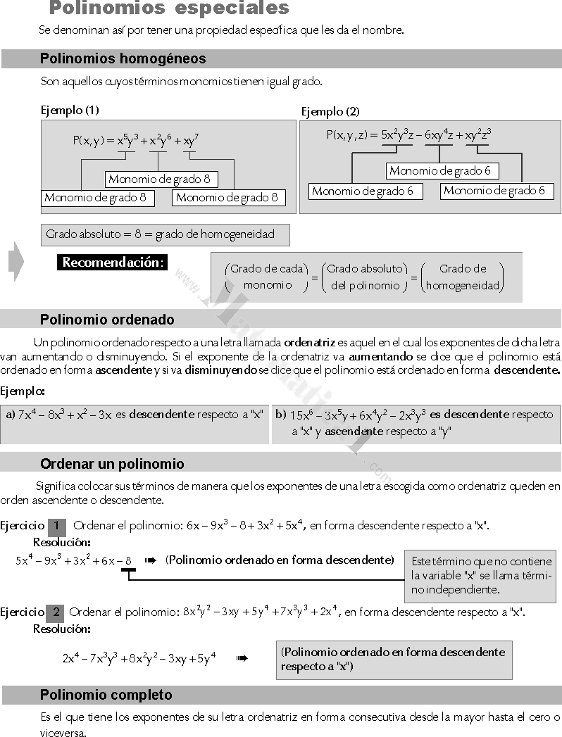 Polinomios Especiales Problemas Resueltos Pdf